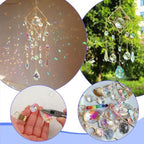 CREATCABIN 400Pcs DIY Suncatchers Making Kits Crystal Sun Catcher Kit Prism Suncatcher Supplies Craft Stained Glass Window Hanging with Rainbow Maker Pendant for Adults Indoor Outdoor Garden Decor - Image 5