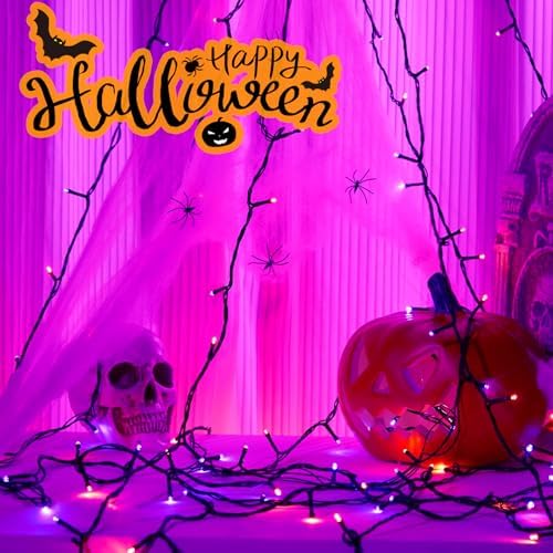 SyouHome Solar String Lights Outdoor, 6 Pack 600 LED Solar Halloween Lights - Image 4