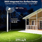 MMKT Solar Street Lights Outdoor Waterproof, 3 Color LED Dusk to Dawn Solar Light, Flood Lights with Motion Sensor and Remote Control, Parking Lot Light 1 Pack (Extra Large 1 Pack) - Image 5