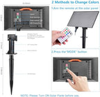 118Ft Solar String Lights Outdoor Waterproof Color Changing with Remote - Image 5