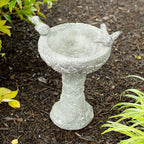 BestNest Athens His Eye is on The Sparrow Bird Bath, Pre Aged - Image 2