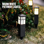 VENUS MANUFACTURING Low Voltage Pathway Lighting 6 Pack Outdoor Square Bollard Path Lights LED Landscape Lighting 0.6W 3200K Warm White Light for Walkway Yard Backyard Lawn Garden Decorative - Image 4