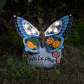 Yiosax-Garden Statue Butterfly Decor-Solar Outdoor Butterfly Light-Butterfly Figurine Decoration for Patio,Balcony,Yard,Lawn Ornament Garden Gift Women Mom by Yiosax