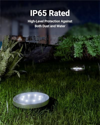 Sunco 12 Pack Outdoor Solar Pathway Lights, Dusk to Dawn, 7000K - Image 2