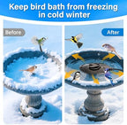100W Bird Bath Heater for Outdoors in Winter, Birdbath Heater Deicer, Black - Image 5