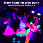 Black Lights 500W LED Black Flood Light with Plug(6ft Cable) for Body Paint, Fluorescent Poster, Neon Glow in The Dark Night - Image 2