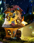 Fairy Garden House,Fairy House,8.3in,Fairy Garden Accessories,Solar by FHNQRQNSupplyCo