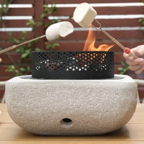 Tabletop Fire Pit Mini Fire Bowl for Outside Patio 11.42" by Unknown