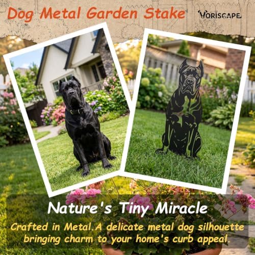 14" Great Dane Statue Garden Stake - Image 3