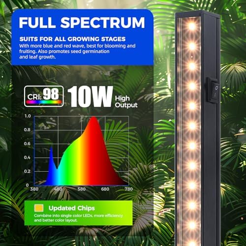 Barrina T5 Grow Lights, 2FT 10W Plant Light for Indoor Growing, 8 Packs - Image 4