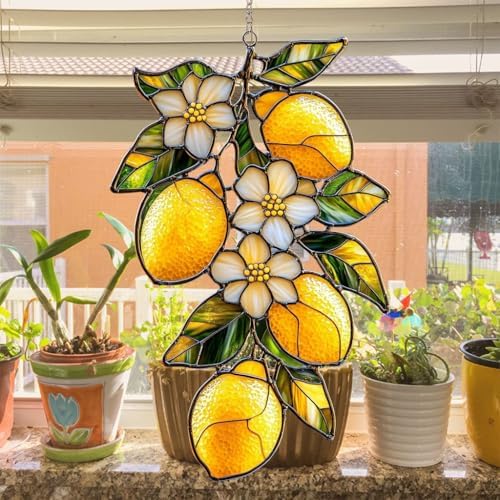 Lime Tree Branch Acrylic Suncatcher - Image 4