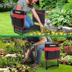 TomCare Garden Kneeler and Seat, 11.12" Kneeling Pad Sturdy Garden Bench - Image 7