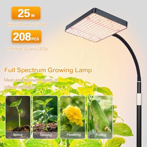FECiDA 76" Floor Lamp Grow Light with Stable Base for Tall Indoor Plants - Image 5
