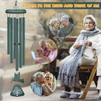 Sympathy Wind Chimes for Outside Deep Tone, Memorial Wind Chimes for Loss of Loved One Prime, Bereavement Condolence Remembrance Funeral Gifts for Grieving Friends Loss of Mother Father - Image 6