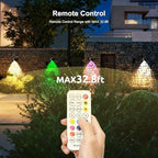 VTimes 8pcs Smart RGBW Landscape Lights IP65 Waterproof Outdoor SpotLights - Image 4