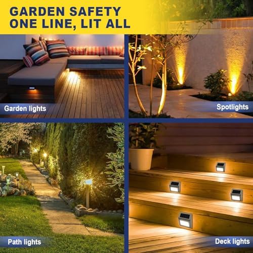 haisstronica 16/2 Low Voltage Landscape Wire 250ft - Copper Direct Burial Waterproof Cable for Landscape Lighting, Outoor Pathway Lights & Garden LED,UL Listed,UV Resistant - Image 6