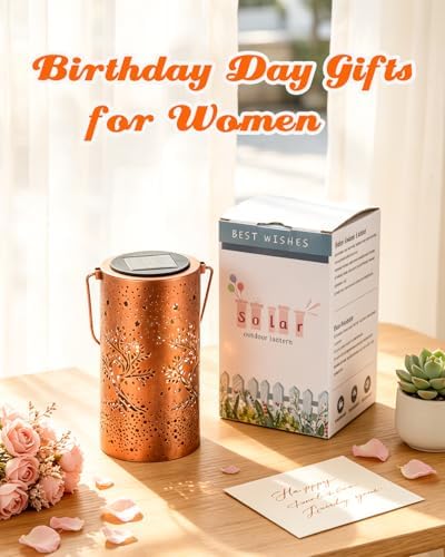 ANYTALK Tree of Life Solar Lanterns Outdoor Waterproof, Birthday Gifts for Women Mom Grandma, Hanging Solar Lights for Yard, Patio, Porch, Garden Decor, Christmas Gifts for Her/Him - Image 2