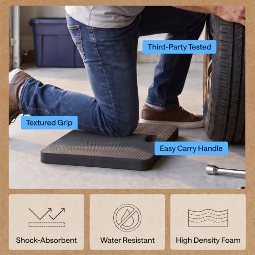 GORILLA GRIP® Extra Thick Foam Kneeling Pad for Gardening, 17.5x11 Black - Image 5