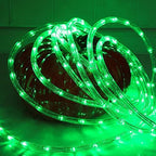 DINGFU 50ft 360 LED Rope Lights, Waterproof Green Rope Lights for Outside - Image 2