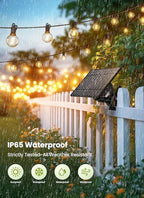 Brightown 158FT Solar String Lights Outdoor, IP65 Waterproof, Remote, Timer - Image 3