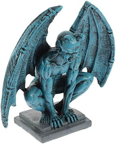 Halloween Gothic Devil Gargoyle Resin Statue for Lawn Office Decor by OHPHCALL