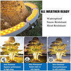 IP65 Waterproof LED Tree Light, Outdoor Landscape Uplight with Anti-Dazzling Lens, Aluminum Housing for Yard Pathway(5 Lights) - Image 4