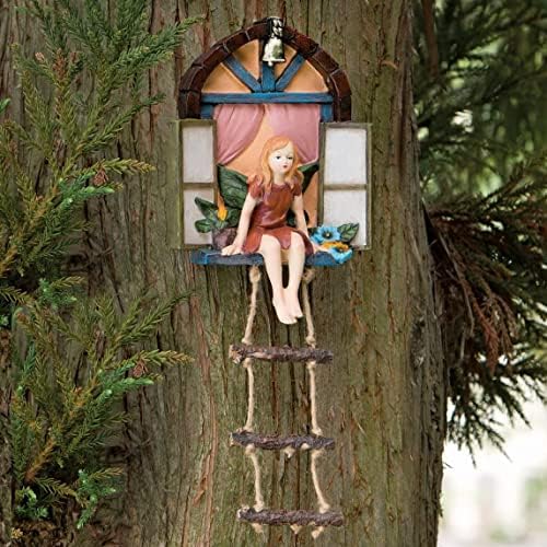 Bits and Pieces Fairy Tree Hanger with Ladder, Indoor/Outdoor Decoration by BitsandPieces