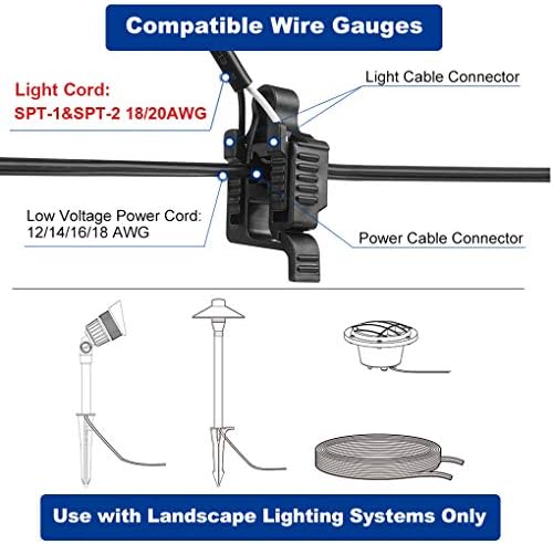 14-Pack Low Voltage Lighting Connectors, UL Listed - Image 3