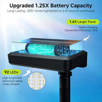 Solar Motion Sensor Lights Outdoor Pathway, Warm & Daylight 3000k/5000k/7000k Path Light IP65 Waterproof, 3 Modes Black Walkway Lighting with Remote Control for Driveway Garden (8 Pack) - Image 3