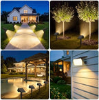 Solar Spot Lights Outdoor Waterproof, 2 Pack, 75 LED Warm White - Image 7