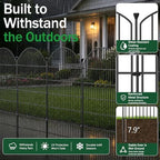 No Dig Garden Fence Panels, Dog Fence Outdoor for Yard, 12 Pack - Image 6