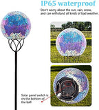 Afirst Solar Outdoor Decorative Light, Mosaic Ball Stake for Yard Decor, 6" - Image 5