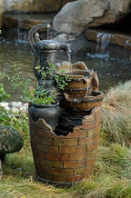 Glenville Water Pump Cascading Water Fountain - Image 2