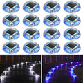 AGPTEK Solar Driveway Lights Outdoor 16 Pack, 2 Color Modes LED Deck Dock by AGPTEK