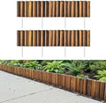 LaLaGreen Decorative Garden Edging Border (30x6in, 2 Pack) Flower Fencing by L%C3%A1L%C3%A1Green
