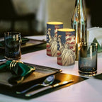 American Flag Flameless Candles The Stars and Stripes Battery Operated LED Candles with Color Changing Timer Remote Control Plastic Pillar Lights for Party Holiday Decor - Image 3
