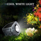 Solar Rock Lights Outdoor 4 Pack, Small Faux Rock Landscape Light for Yard - Image 2