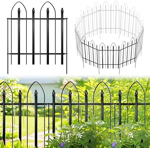 Thealyn Garden Fence 24" H x 24" W (5 Panels, Total 10 ft) by ThealynGardens