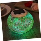 GANAZONO Solar Lights for Garden Mosaic Glass Ball Led Outdoor Lanterns Solar Powered Decorative Night Lights Led Garden for Patio - Image 7