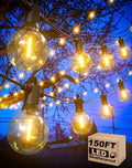 Zuske Outdoor String Lights, 150FT G40 LED IP65 Waterproof Patio Lights by Zuske