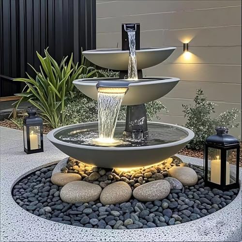 FANTIAN 20 lbs Black River Rocks for Landscaping, 1-2 Inch Natural Stones - Image 5