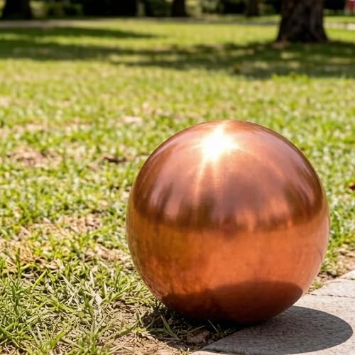 Gazing Balls, Stainless Steel Gazing Balls for Garden, Mirror Polished Garden Globes Outdoor & Indoor Decor, Dia 7.87 Inch - Image 5