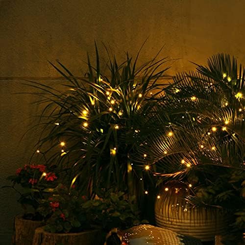 Solar String Lights Outdoor 2 Pack, Total 480 LED 170Ft, Warm White - Image 5