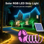 MIHEAL Solar LED Strip Lights, 50FT RGB Color Changing, IP67 Waterproof - Image 6