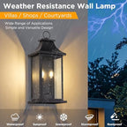 1-Pack 22'' Outdoor Lights for House, Large Outdoor Wall Lights - Image 3