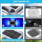 Solar Driveway Lights Deck Dock Lights Outdoor 12 Pack, 9 Colors in 1 - Image 4