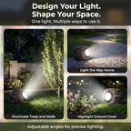Candieslife Solar Rock Lights Outdoor Garden Waterproof - Super Bright LED Solar Spotlights, Solar Powered Landscape Path Decorative Garden Stone Lights for Pathway, Walkway, Yard, Patio (2 Pack) - Image 6