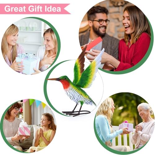 Nacome Hummingbird Metal Garden Statue: Easy Assemble Outdoor Decor - Image 2