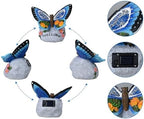 Yiosax-Garden Statue Butterfly Decor-Solar Outdoor Butterfly Light-Butterfly Figurine Decoration for Patio,Balcony,Yard,Lawn Ornament Garden Gift Women Mom - Image 6
