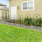 Thealyn 20ft x 32" Metal Decorative Halloween Fence(14-Panel Set) - Image 3